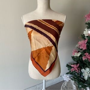 100% acetate scarf